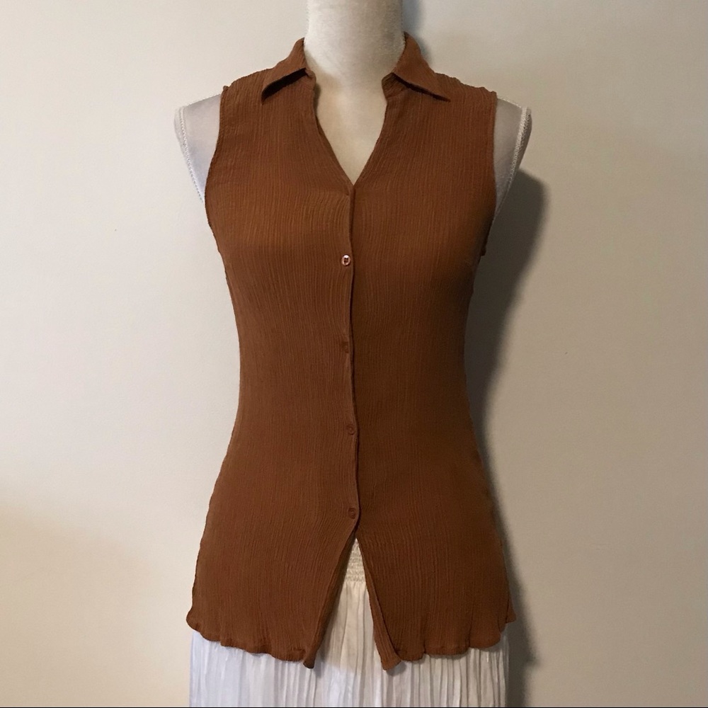 Coldwater Creek Sleeveless Blouse
